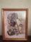 Framed Baseball Wall Art Ty Cobb