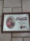Framed Wall Decor Coca Cola Advertisement 5 Cents