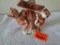 vintage salt and pepper shaker- bears hanging from tree