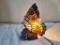 Stained glass butterfly night light