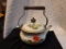 vintage enamel tea kettle