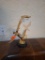 3 birds in flight brass fixture