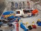 Hot wheels and lego- mini figs and incomplete ghostbusters car