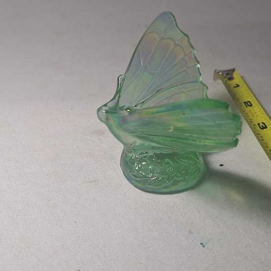 irredescent glass butterfly
