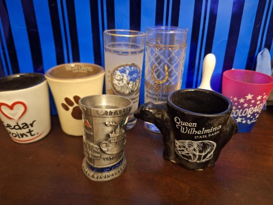 shot glasses
