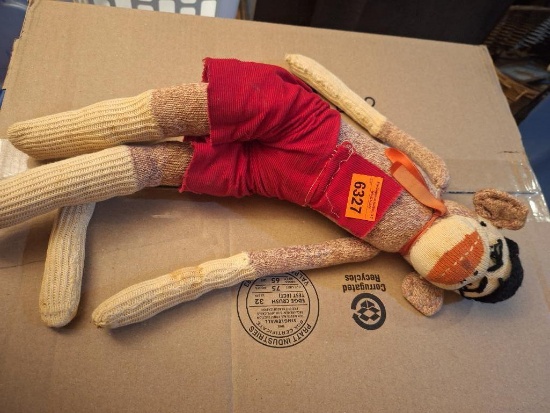 vintage sock monkey