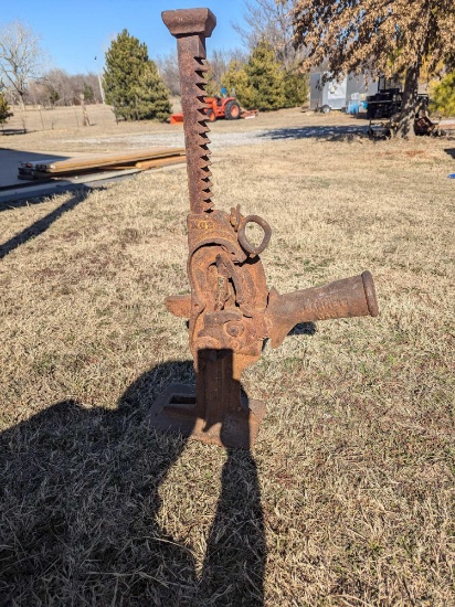 Antique J Barrett No 2 Rail Road Jack 1885