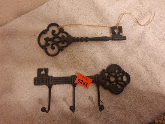 Cast Iron Key hook and decorative hanging Cast Iron Key
