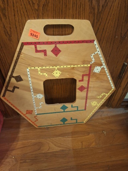Large wooden game board