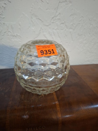 Fostoria clear Fairy lamp