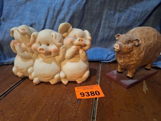 pig figurines
