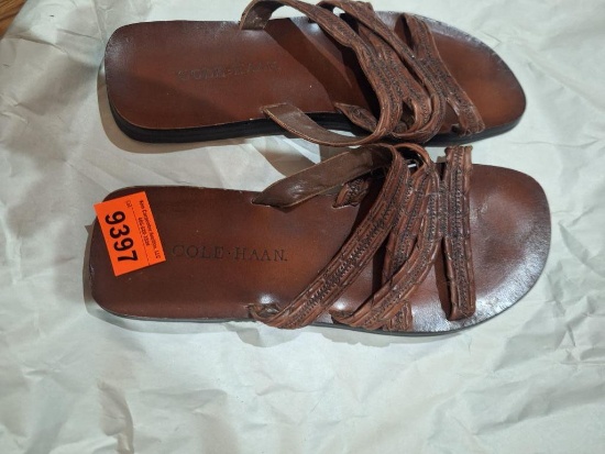 Cole Haan strappy sandals-leather size 9.5 womens