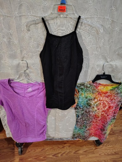 3 shirts- see photos for sizes