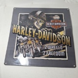 Harley Davidson metal sign
