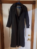 London fog hooded trech coat womens size 12