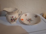 pitcher and bowl