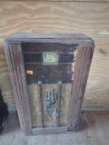 Vintage Wooden Radio Cabinet