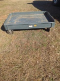 Poly Plastic Gray Cart on Castors
