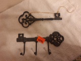 Cast Iron Key hook and decorative hanging Cast Iron Key