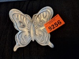 butterlfy shaped dish- possibly aluminum