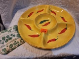 chilli pepper serving platter