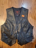 Leather vest