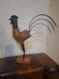 Wood and Metal rooster