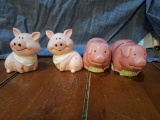 Pig salt and pepper shakers