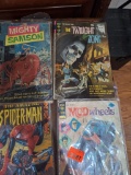 Comic books- Spider-Man, mod wheels and more