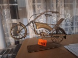 Metal desk art-motorcycle