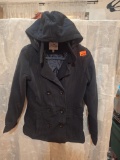 Black fleece jacket size small