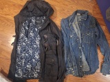 Aeropostale rain jacket and Arizona jean. Jacket both women_s size small