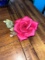 Large porcelain rose from Italy