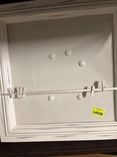 White magnet and picture board 25"x25"