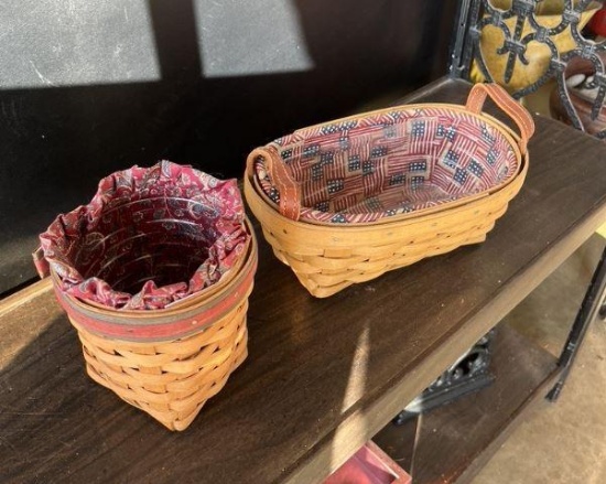 Pair of Longaberger baskets