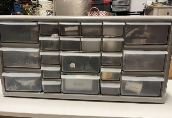 Hardware organizer and contents
