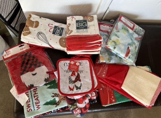 Christmas kitchen towels