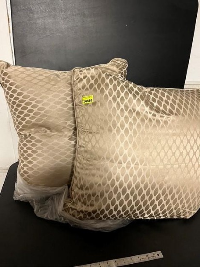 2 European pillows