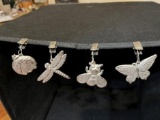 Pewter clip-on critter ornaments