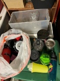 Large selection of mugs and misc glassware
