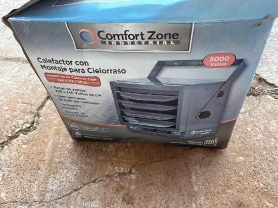 Comfort Zone CZ230ERG 7,500-Watt, 240v Hard-Wired Digital Fan-Forced Ceiling Mount Heater with