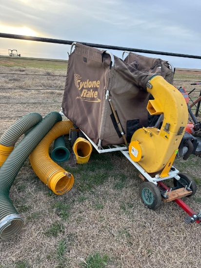 Cycline rake vacuum system Must bring help to load.
