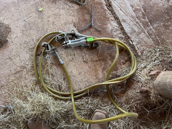 Hosing with clamps