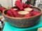 decorative bowl with three smaller bowls
