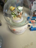 Gift wrap, cutter, precious moments, musical box glass jar