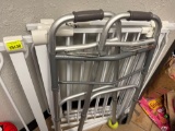 Pet gate and a walker