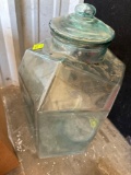Glass water jug