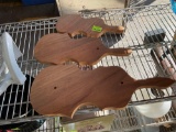 Violin cut outs Three pieces