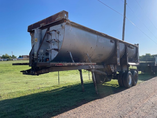 S - 25 ft steel round bottom end dump