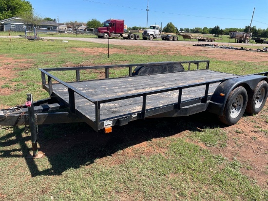 B - 16 ft utility trailer
